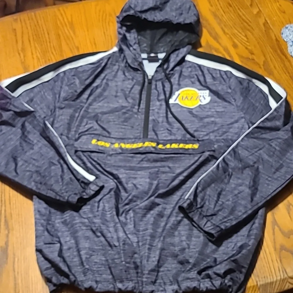 LA Lakers Wind Breaker/ Rain Jacket - Men's Large